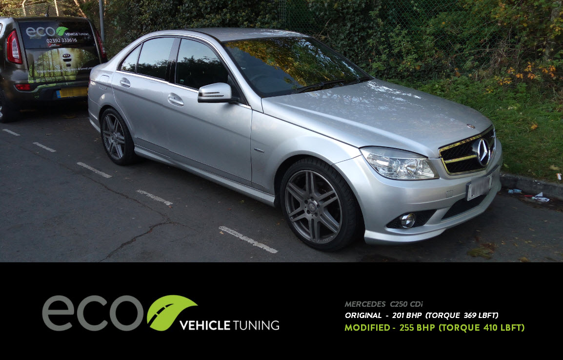Mercedes C250 CDI (W204) ECU Remap – Eco Vehicle Tuning