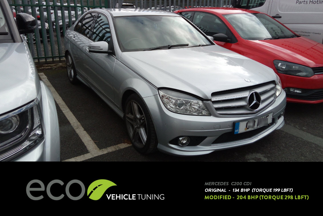 Mercedes C250 CDI (W204) ECU Remap – Eco Vehicle Tuning